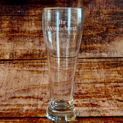 Bierglas mit Gravur Weizenglas personalisiert